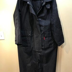 Australian Outfitters sz l long duster  oil cloth  gothic \ zombie hunter